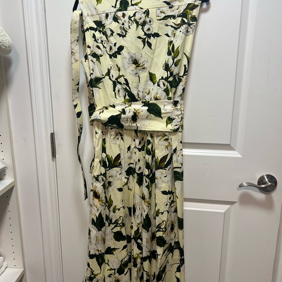 NOT- Samantha Sung Sleeveless MIDI Dress, butter yellow Size 10 - Picture 7 of 9